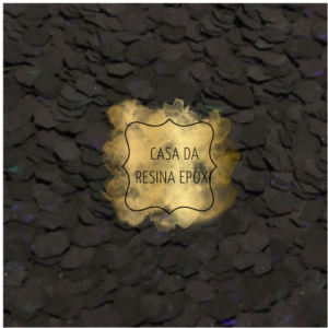 Glitter (Holográfico) 10g - Preto