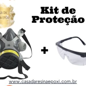 Kit Proteção - Completo c/  Mascará de Proteção + Óculos de Proteção