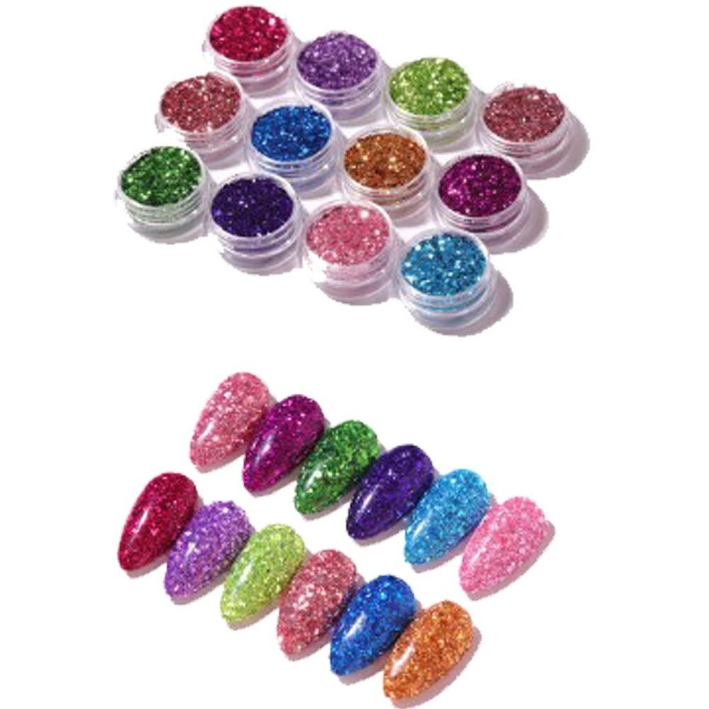 Glitter (Flocado) Holográfico 12x2g - Cores Sortidas - Imagem 5