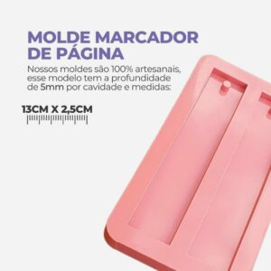 Molde De Silicone - Marcador De Página / Chaveiro