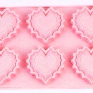 Molde De Silicone - Coração Trabalhado Grande