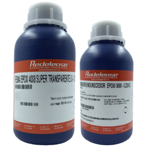 Resina Epóxi 4008 – Clear Baixa Visc. UV+ (500g) + Endurecedor (215g) – 715g